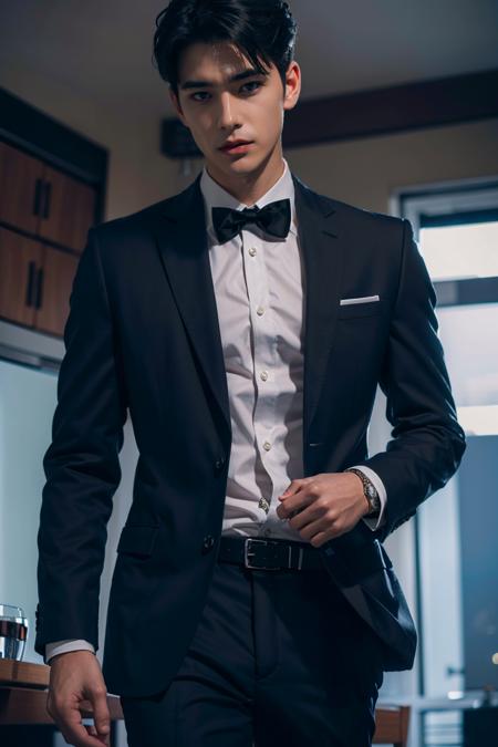 00536-3824641387-Best quality,masterpiece,ultra high res,photorealistic_1.4,1boy,light and shadow,1boy,male focus,solo,formal,black hair,bowtie,b.png